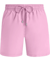 Men Swim Trunks Solid Marshmallow front view