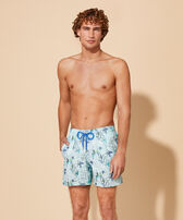 Men Swim Shorts Embroidered Camo Seaweed - Limited Edition Thalassa front worn view
