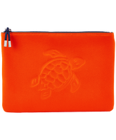 Bolsa de playa con cremallera y estampado Turtle Rust vista frontal