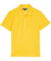 Men Terry Polo Solid Sun front view