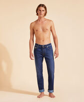 Jeans 5 poches homme Vendôme Turtles Med denim w2 vue portée de face