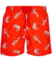 Men Swim Trunks Embroidered 1983 Crevette et Poisson - Limited Edition Medlar front view