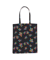 Tote bag Over the rainbow turtles Negro vista frontal