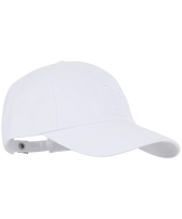 Cappellino unisex tinta unita Bianco vista frontale