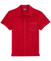 Solid Unisex-Bowling-Hemd aus Baumwolle Moulin rouge Vorderansicht