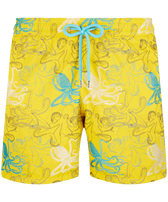 Men Swim Shorts Embroidered Octopussy - Limited Edition Mimosa front view