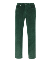 Pantaloni uomo a 5 tasche in velluto a coste 1500 righe Pine vista frontale