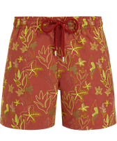 Men Swim Shorts Embroidered Camo Seaweed - Limited Edition Tomette front view