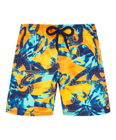 Boys Stretch Swim Shorts Poulpes Tie and Dye Sun front view