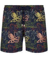 Men Swim Shorts Embroidered Octopussy - Limited Edition Navy front view