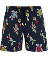 Men Swim Trunks Embroidered Mosaïque - Limited Edition Ink front view