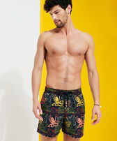 Men Swim Shorts Embroidered Octopussy - Limited Edition Navy front worn view