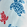Tortues Multicolore Badeshorts mit Stickerei für Herren – Limitierte Serie Weiss 