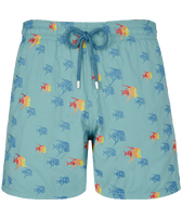 Men Swim Shorts Embroidered Piranhas - Limited Edition Foam front view