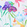 Bolso de playa de lino con estampado Happy Flowers unisex Blanco 