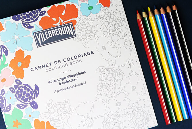 Vilebrequin coloring book for kids