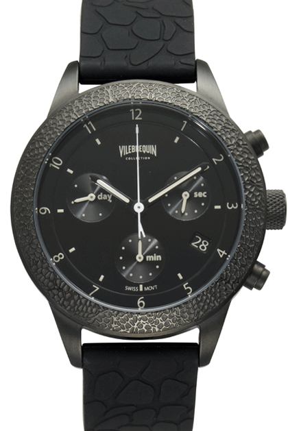 Turtle Scales Chrono - Black watch for men and women