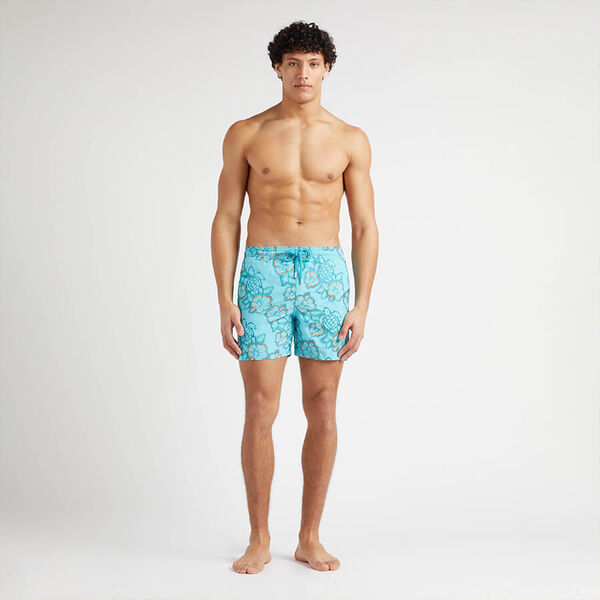 Vilebrequin: Men's short patterned swim trunks 