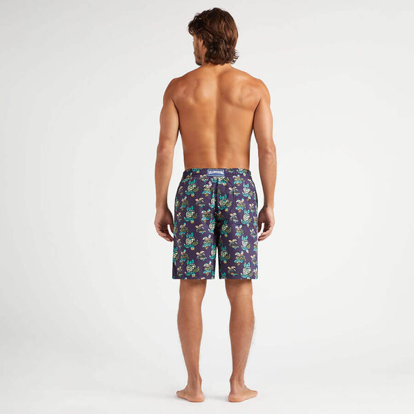 Men's long patterned swimsuit 