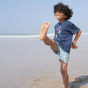 Vilebrequin - Boys Organic Cotton T-shirt Cocorico ! 