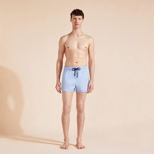 Men's short patterned swim shorts 
