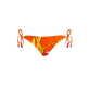 Madrague Bikinihose zum seitlichen Binden für Damen Apricot Vorderansicht