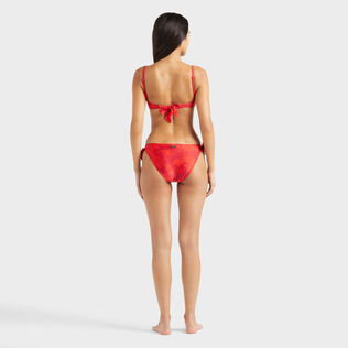 Haut de maillot de bain brassière femme Flower Power Lipstick vue portée de dos