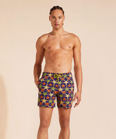 Men Swim Shorts Embroidered Stars - Limited Edition Midnight front worn view