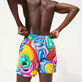Bañador con estampado Faces In Places para hombre - Vilebrequin x Kenny Scharf Multicolores detalles vista 2