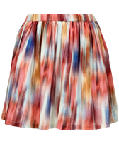 Jupe en viscose fille Ikat Multicolore vue de face