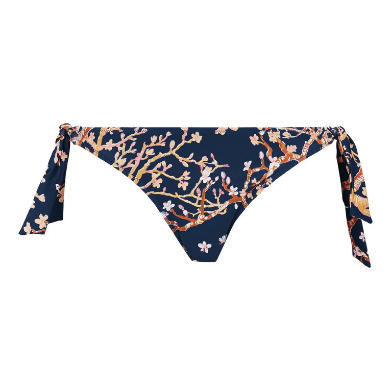 Women Side Tie Bikini Bottom Sweet Blossom - Flamme - Blue - Size XS - Vilebrequin