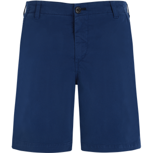 Bermudas de color liso para hombre Mar azul vista frontal
