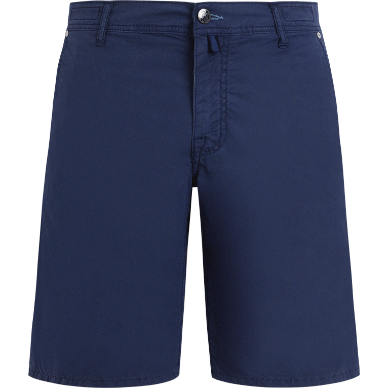 Men Tencel Bermuda Shorts Solid - Garoupe - Blue - Size 32 - Vilebrequin