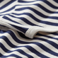 Streifen-Kleid für Mädchen Marineblau/weiss Details Ansicht 2
