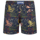 Men Embroidered Swim Shorts Octopussy - Limited Edition Navy back view