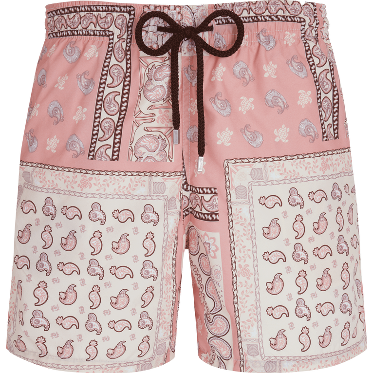 Vilebrequin X Bape® Black Bandana Badeshorts Für Herren - Moorea - Rosa - Größe XS - Vilebrequin