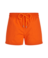 Men Short Swim Shorts Jacquard Turtles Apricot front view