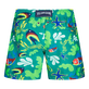 男童 Naive Fish 超轻易收纳游泳短裤 Emerald 后视图