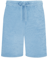 Solid Bermudashorts aus Frottee mit Mineralfarbstoff für Herren Source Vorderansicht