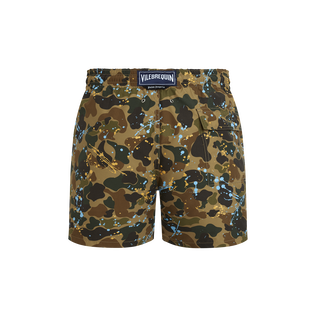 Men Swim Shorts Camo Splash - VBQ x Palm Angels Oats 后视图