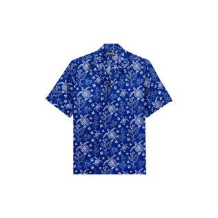 Men Silk Bowling Shirt X-Ray Turtles Marrakech 正面图