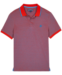 Hombre Autros Liso - Men Cotton Changing Color Pique Polo Shirt, Earthenware vista frontal