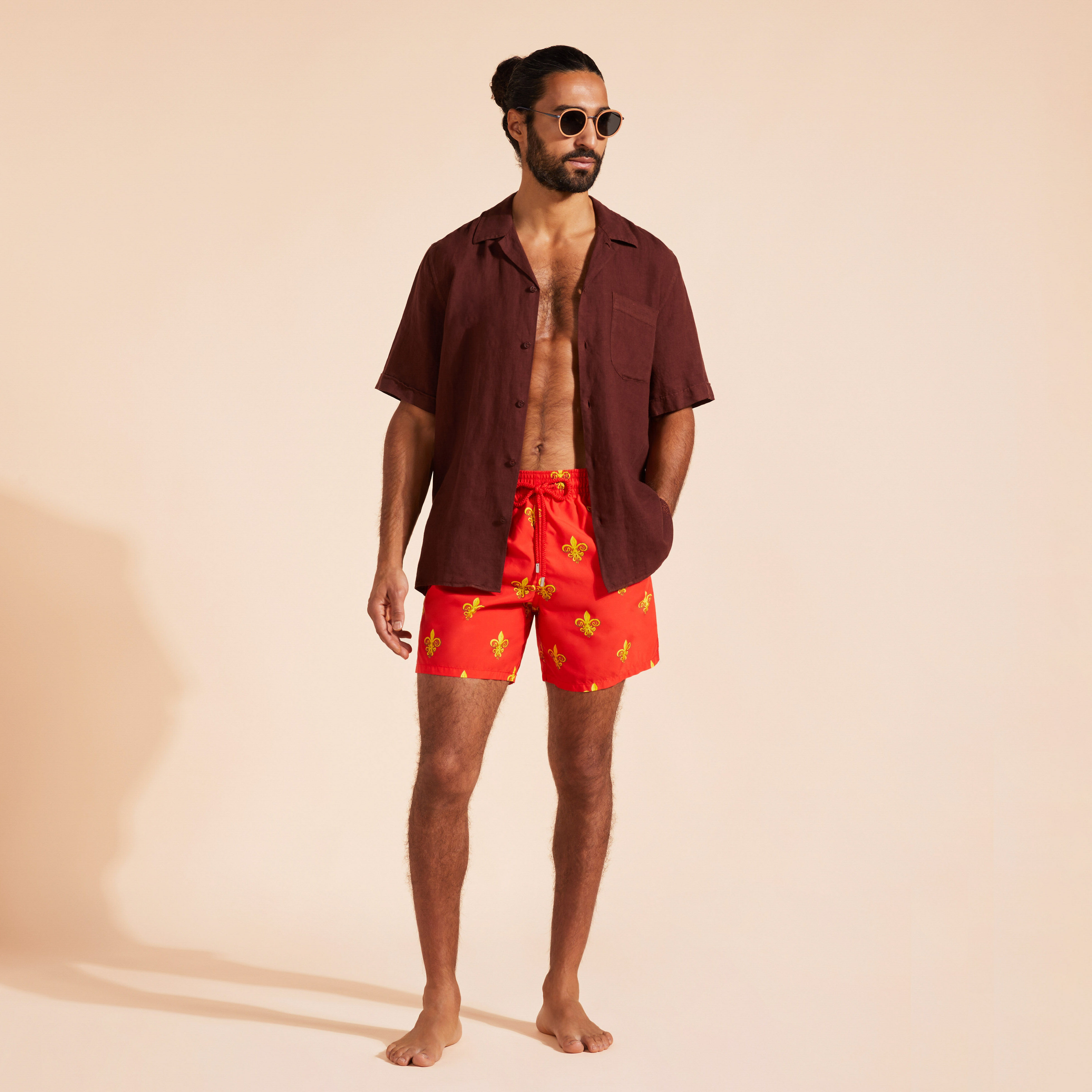 Maillot a fleur homme 2025