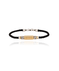 Men Sailor Cord Bracelet - Vilebrequin x Gas Bijoux Dore front view
