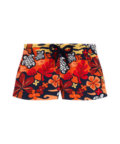 Bañador con estampado Monoi Turtles para bebé Albaricoque vista frontal