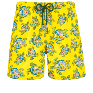 Bañador ultraligero y plegable con estampado Provencal Turtles para hombre Sol vista frontal