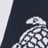 Men Cotton Cardigan Turtle Jacquard Bicolor Navy 