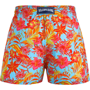 男士 Tahiti Flowers 短款游泳短裤 Santorini 后视图