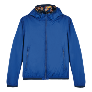 Giacca a vento uomo reversibile Carapaces Oltremare vista frontale