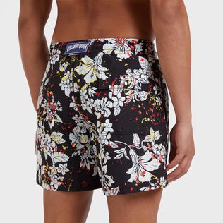 Men Swim Shorts Flower Splash - VBQ x Palm Angels Black 细节视图2